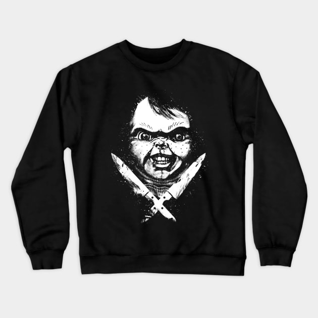 Killer Doll Crewneck Sweatshirt by Moncheng